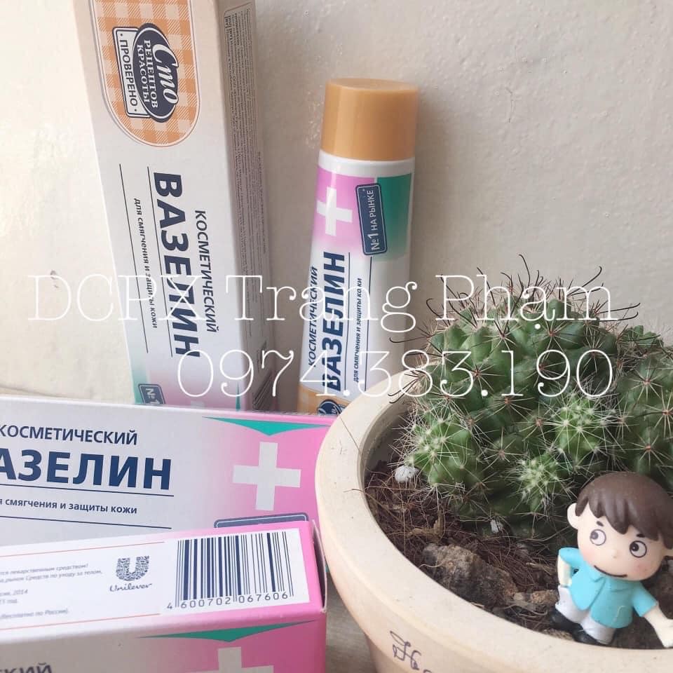 Vaseline Nga dưỡng môi mềm giảm thâm hiệu quả dùng trong phun xăm thẩm mỹ - dcpxhoanganh