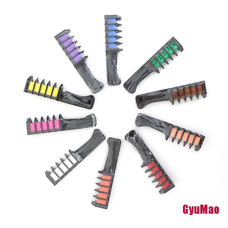 Lược Nhuộm Tóc Tạm Thời 10 Màu Tùy Chọn Dùng Một Lần Tiện Dụng