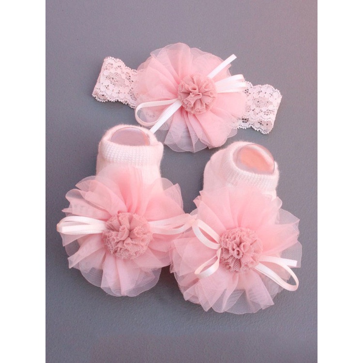 Set 2 Băng Đô Nơ Xinh Xắn Dành Cho Bé Gái