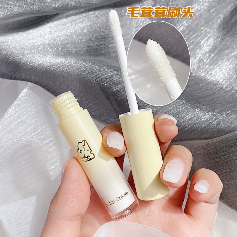 FAICCIA Cheese Stick Transparent Lip Cream Matte Moisturizing Repair Lip Gloss Lips Base Primer Makeup NO.07