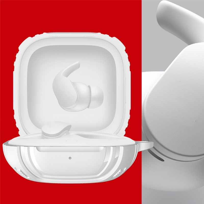 Ốp Điện Thoại TPU Chống Sốc Bảo Vệ Toàn Diện Kèm Móc Khóa Và Dây Đeo Cho Beats Fit Pro