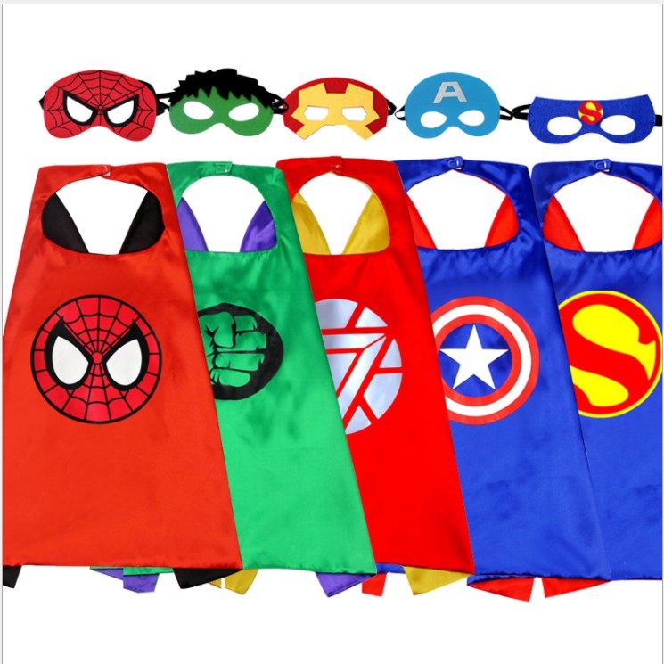 Áo choàng hóa trang siêu anh hùng the avengers halloween dành cho bé