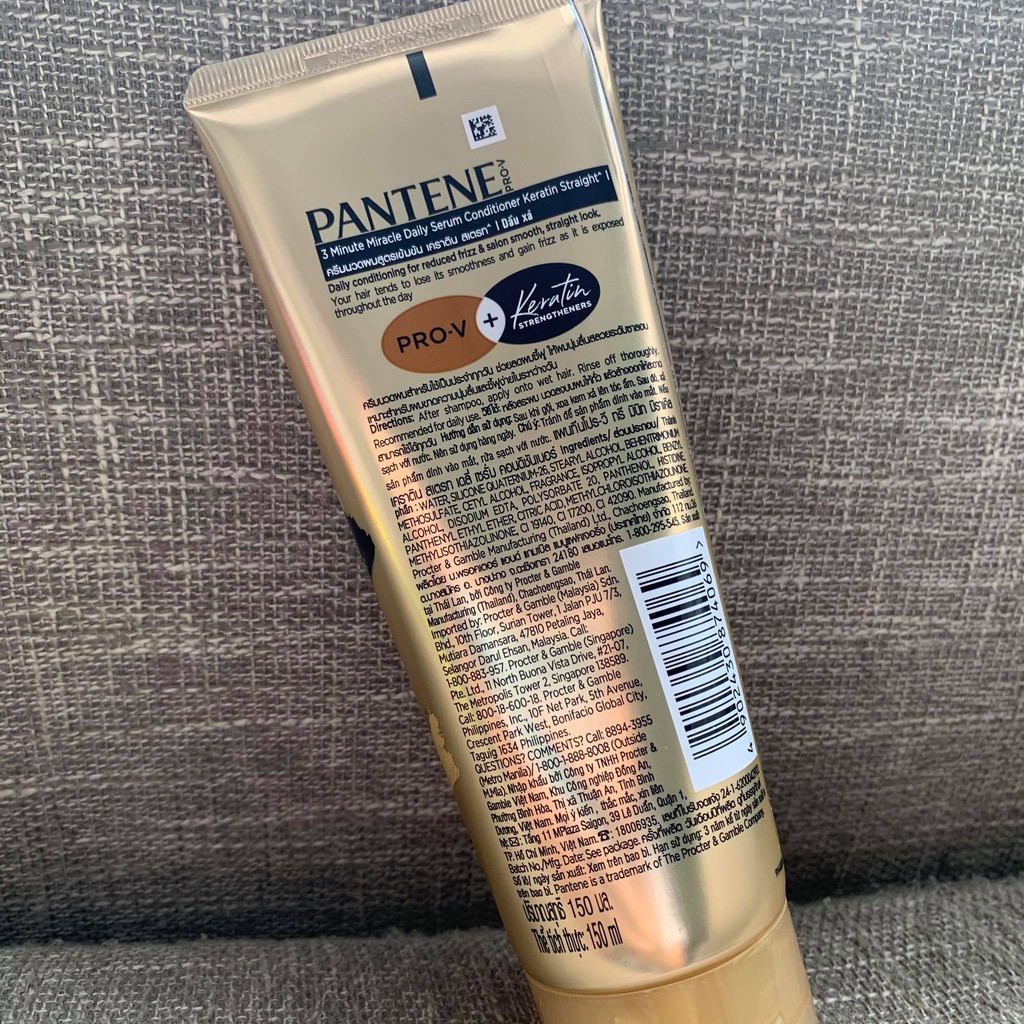 Kem xả Pantene Keratin 3 Phút Diệu Kỳ  Pro - V 150ml