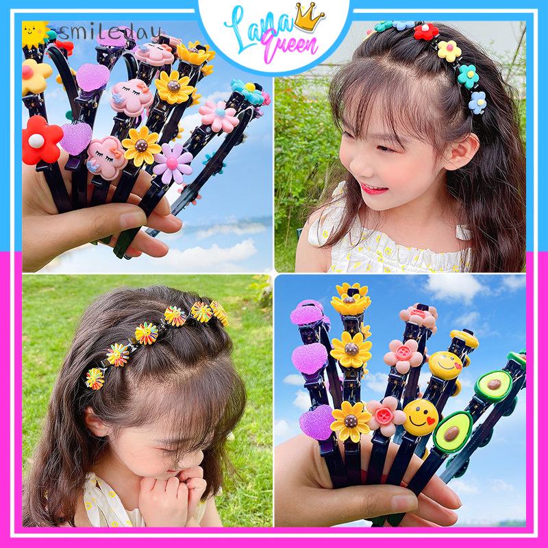 Cài tóc cho bé gái kiểu hàn quốc dễ thương, bờm cài tóc cute cho bé - LANA QUEEN