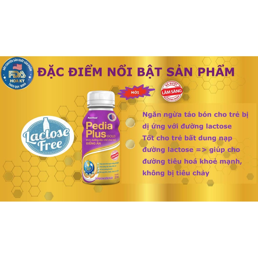 Sữa NuTi Pedia Plus Gold-237ml