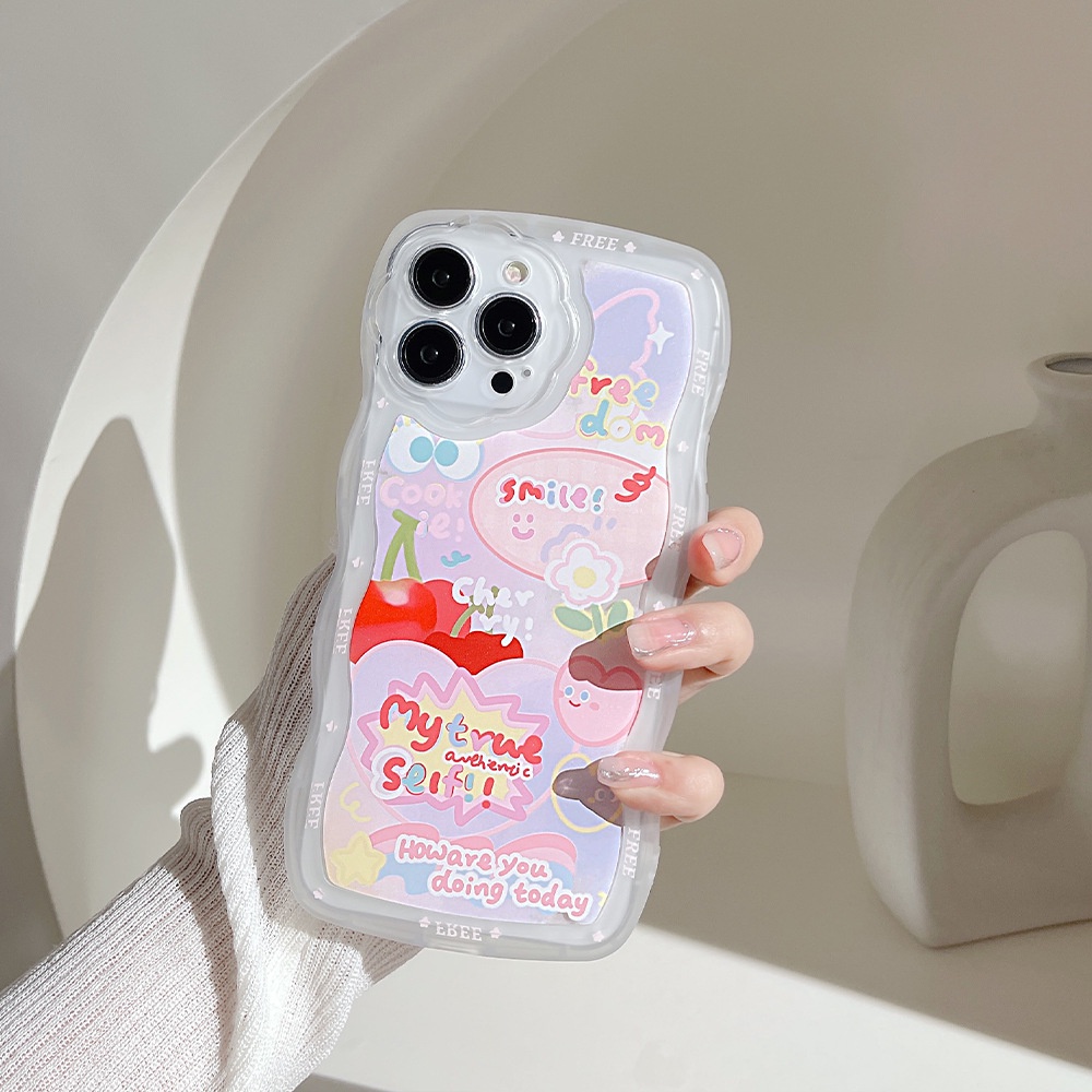 Ốp lưng iphone Ốp Điện Thoại Họa Tiết Graffiti Hai Chiều Kèm Dây Đeo Cho iphone13 12promax 13 Xs 8p/Promax/X/Xs/13/Pro/Max Dinuo case