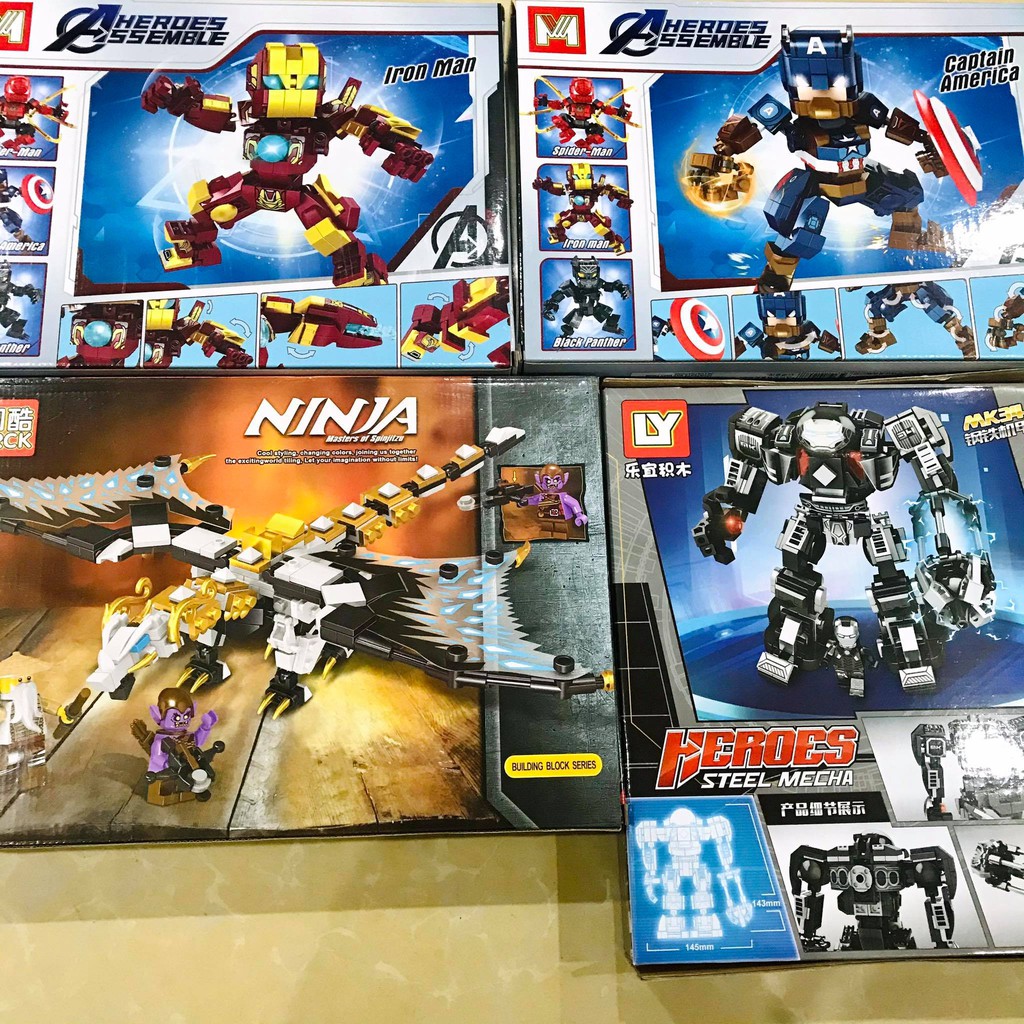 Lego robot Iron Man cập nhập mẫu liên tục