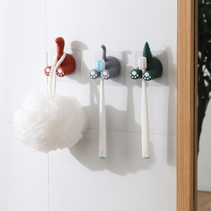 Móc Treo Quần Áo Gắn Tường Chống Nước Không Khoan Họa Tiết Hoạt Hình