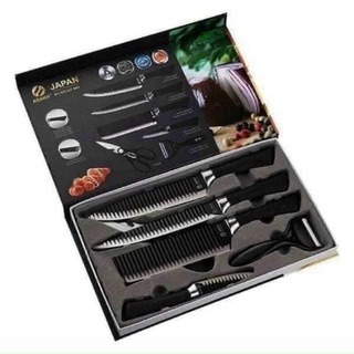 Bộ dao nhật 6 món lượn sóng