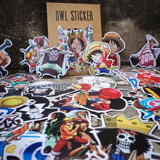 Combo hình dán cao cấp One Piece sticker