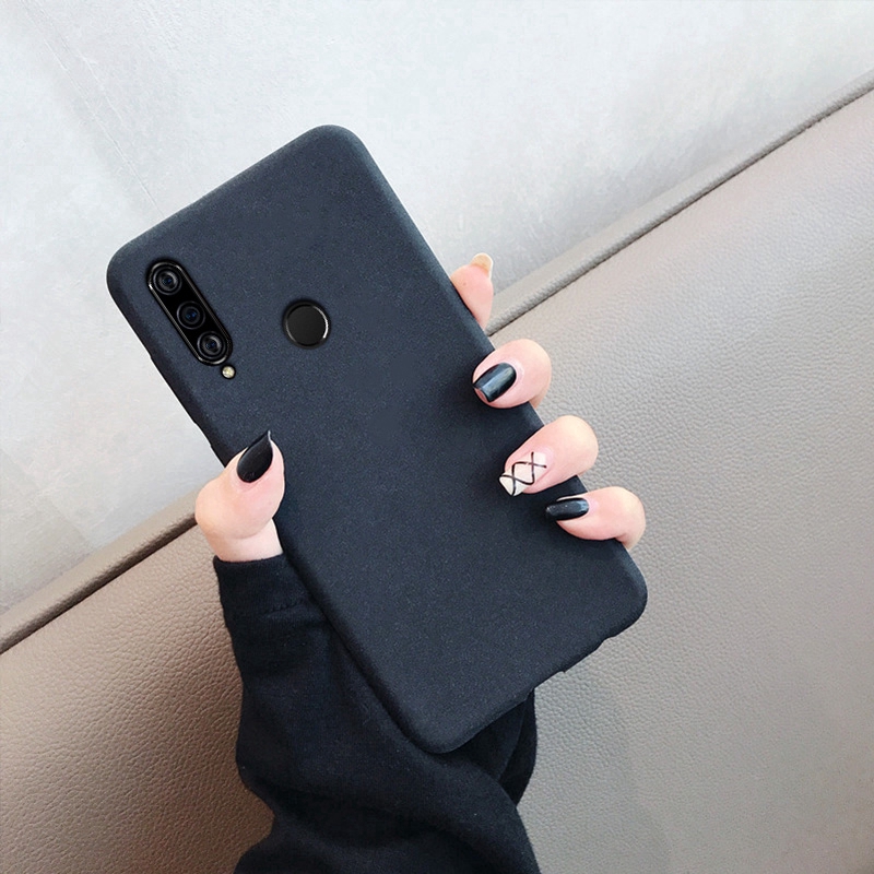 Ốp điện thoại mềm nhám chống dấu vân tay thời trang cho Huawei Nova 4e 4 3 3i 3e 2i