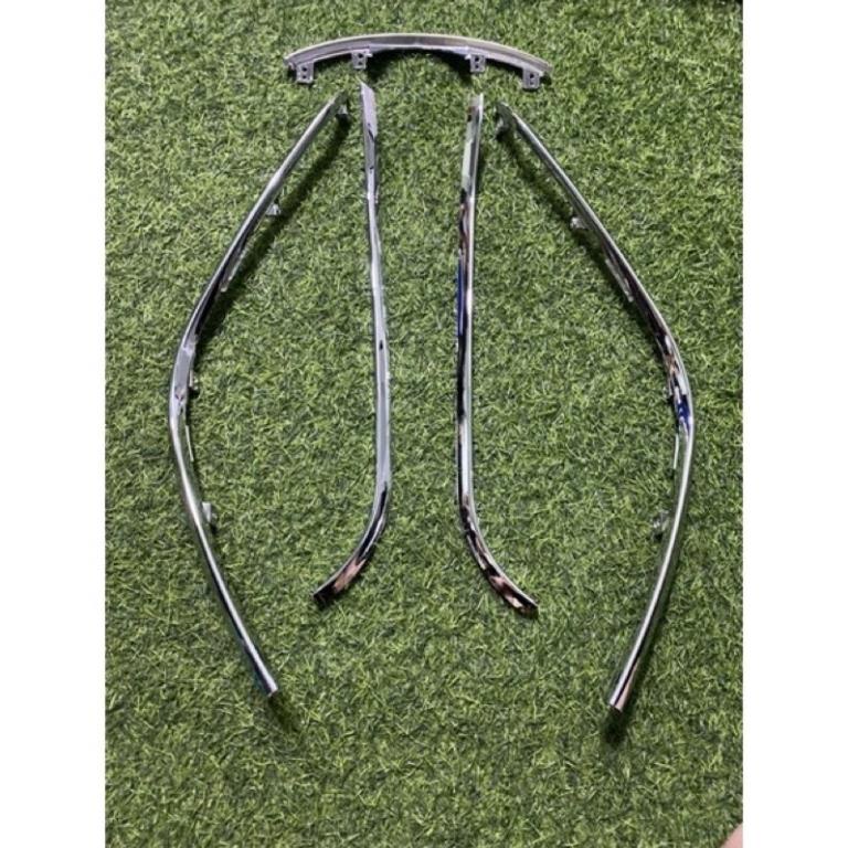 BỘ NẸP VIỀN TRANG TRÍ XE ĐIỆN VESPA - Đủ bộ 6 món/ có bán lẻ