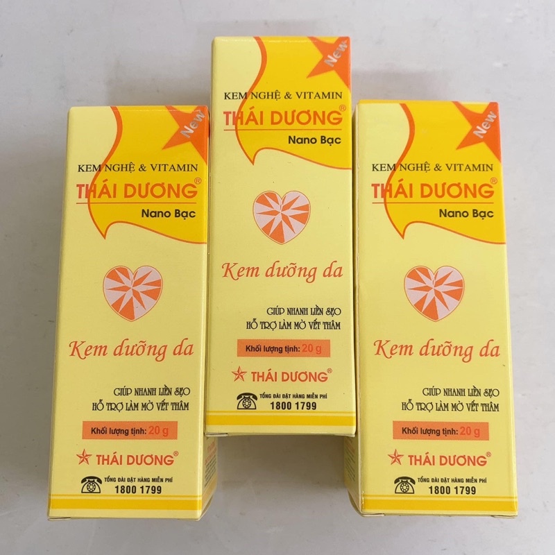 Kem nghệ Thái Dương Nano Bạc tuýp 20g