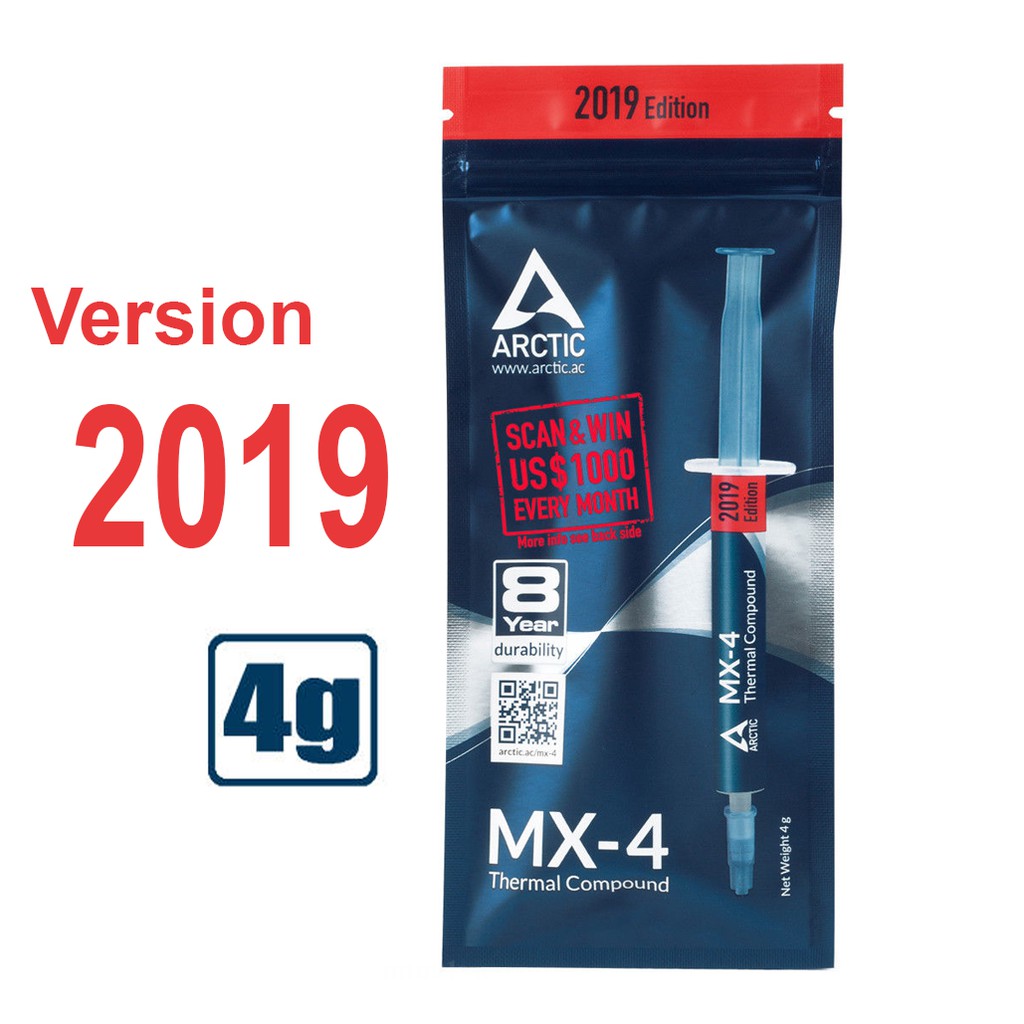 Kem tản nhiệt Arctic MX4 4g - Thermal paste MX-4 version 2019