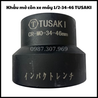 Đầu khẩu 1/2 bắn côn tusaki-japan 2 đầu 34-46 không cần sử dụng đầu chuyển thép cr-mo