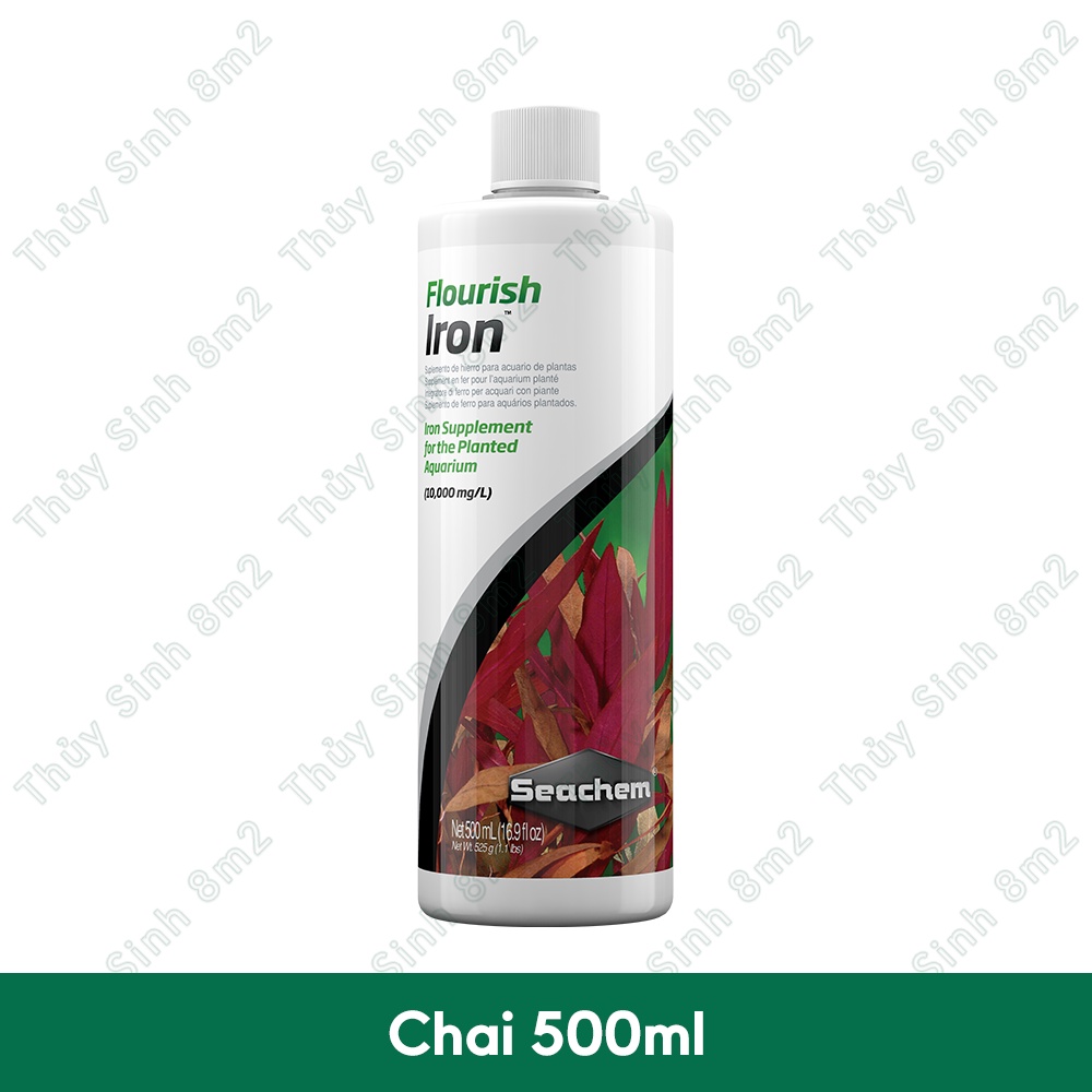 Phân Nước SEACHEM Flourish Iron - Bổ sung Vi Lượng Sắt  Cho Cây Thủy Sinh - 8m2