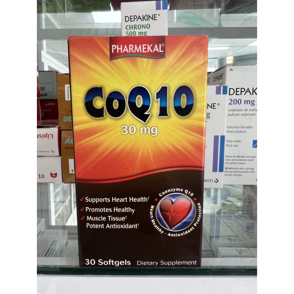 Viên Uống Hỗ Trợ Tim Mạnh, Tăng Khả Năng Miễn Dịch Chống Lão Hoá Coq10 Pharmekal 30 Viên