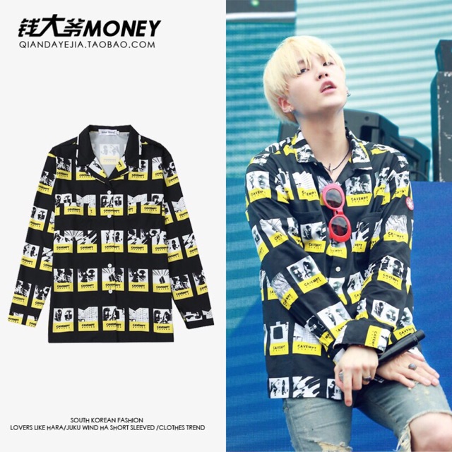 Áo Fire Suga BTS