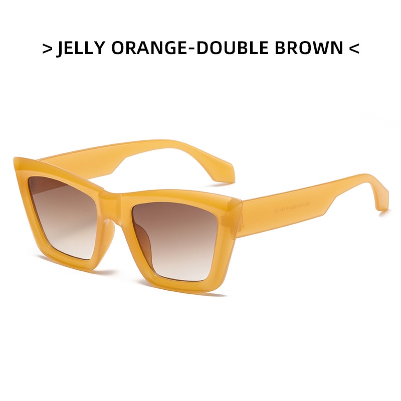 Kính Mát Gọng Mắt Mèo Màu Sắc Kẹo Ngọt Phong Cách Retro Thời Trang Cho Nữ