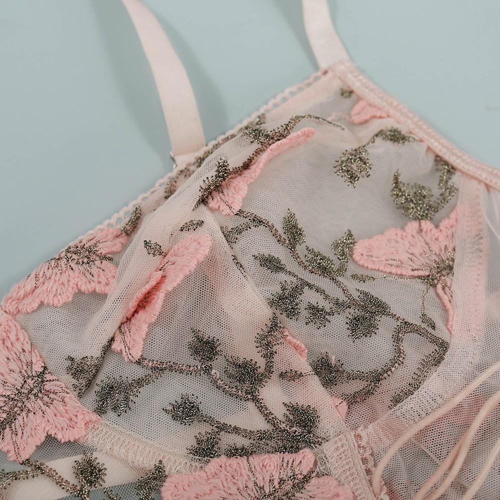 Áo lót liền quần VARSBABY hỗ trợ định hình thiết kế hở lưng phối ren cao cấp