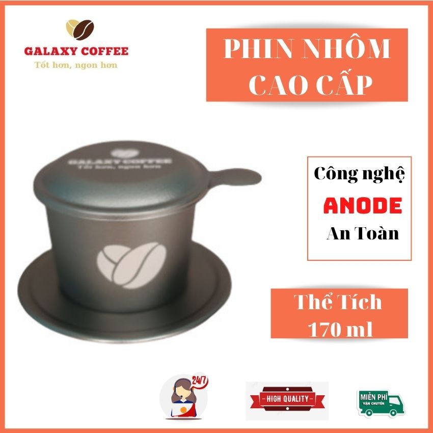 Phin Pha Cà Phê Nhôm Cao Cấp Công Nghệ ANODE 25g Phin Cafe Màu Galaxy Coffee