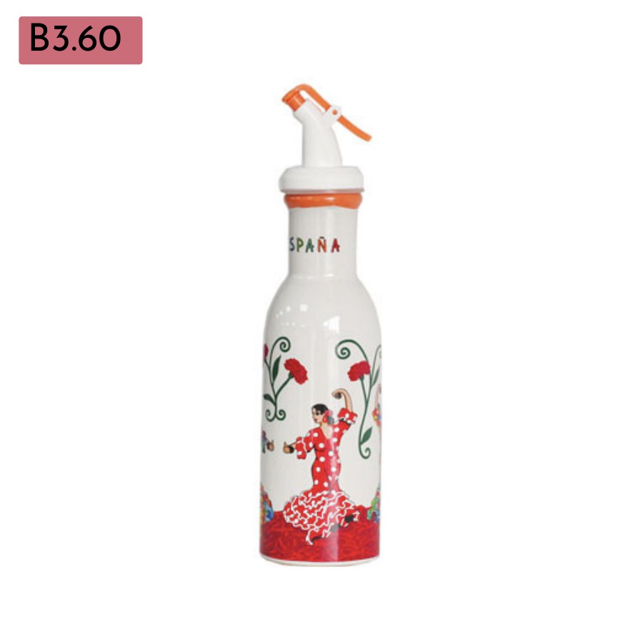 Chai đựng dầu ăn, chai sứ 100ml đựng dầu ăn, nước tương, nước mắm tiện dụng cho phòng ăn Phong cách châu Âu