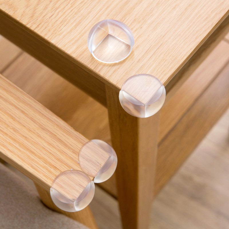 Bịt góc bàn, bọc cạnh bàn kính, cạnh tủ vuông bằng silicon an toàn cho bé (BGT01)
