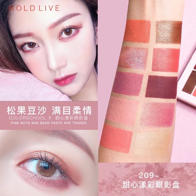 BẢNG MẮT KÈM PHẤN MÁ HOLDLIVE DO I SMELL COLOR SCHOOL siêu xinh