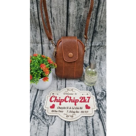 [Giá Sỉ] Túi da nữ đeo chéo đựng ví, điện thoại siêu mềm phong cách Hàn