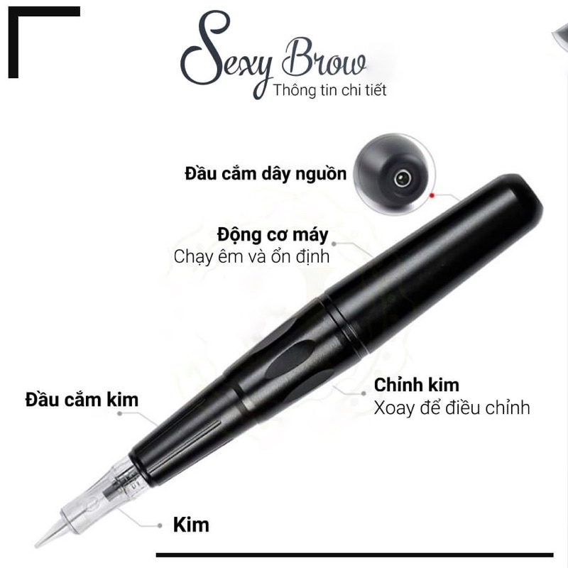 Máy Phun Hạt Tạo Sợi SEXY BROWS MICRO BLANDING DIGITAL