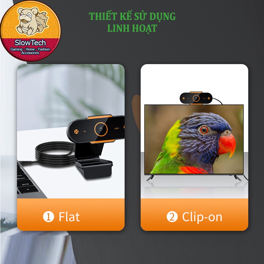 Webcam Dạy Học Online Giá Rẻ Độ nét Ultra-HD 2K, Lấy Nét Tự Động, Quét Tài Liệu, Cân Bằng Sáng SlowTech U2-2K | BigBuy360 - bigbuy360.vn