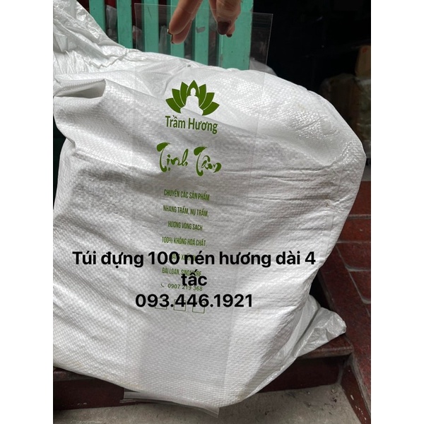 túi đựng hương nhang 5 tấc có dính miệng