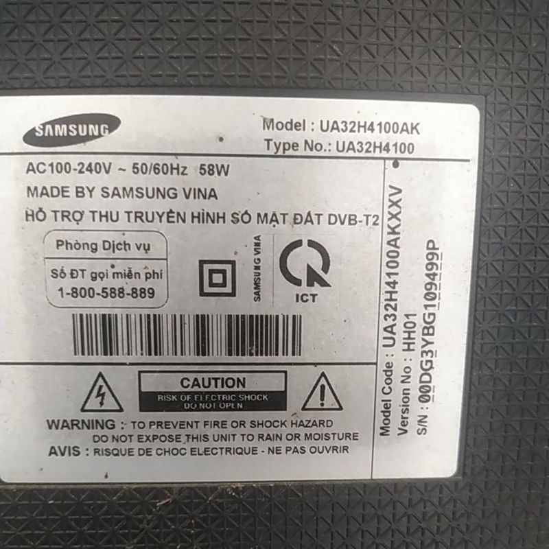 Bo mạch tivi Samsung ua32g4100ak