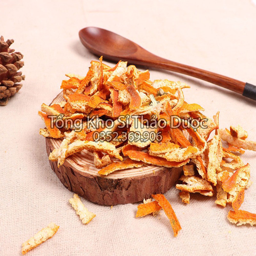 Bột trần bì sấy lạnh nguyên chất 500g (Vỏ quýt, bột tạo màu thực phẩm tự nhiên)