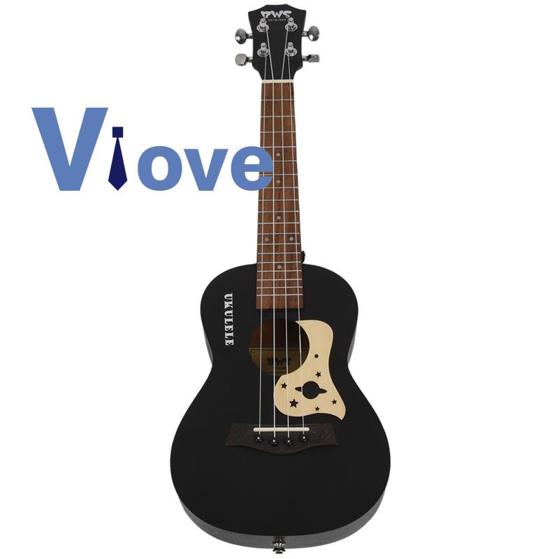 Đàn Ukulele Màu Đen Họa Tiết Bầu Trời Sao 4 Dây Bws Est & 1988 23 Inch