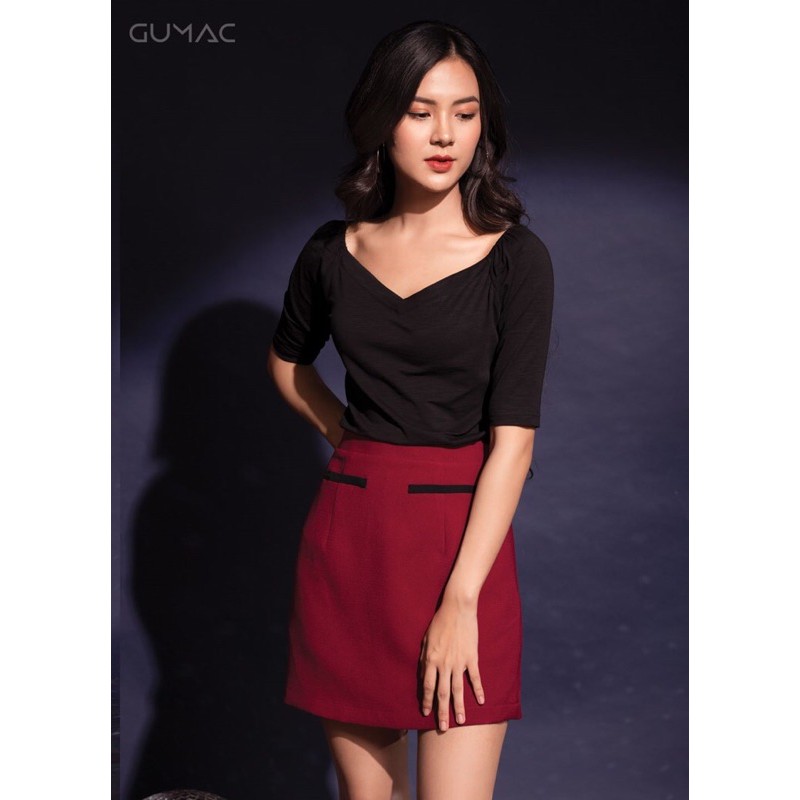 GUMAC - chân váy ngắn phối túi size M/L
