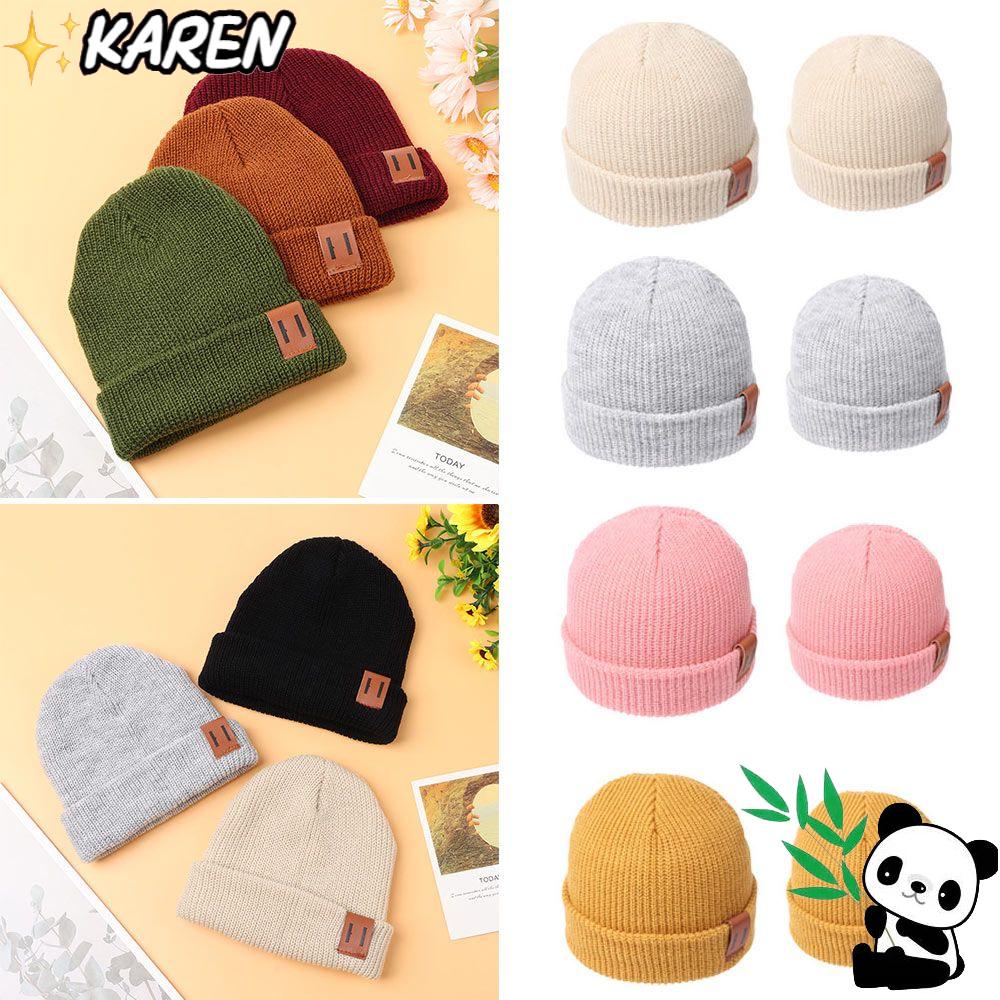 Mũ Dệt Kim Chống Lạnh Mùa Đông Mới Cho Ba Mẹ Và Bé