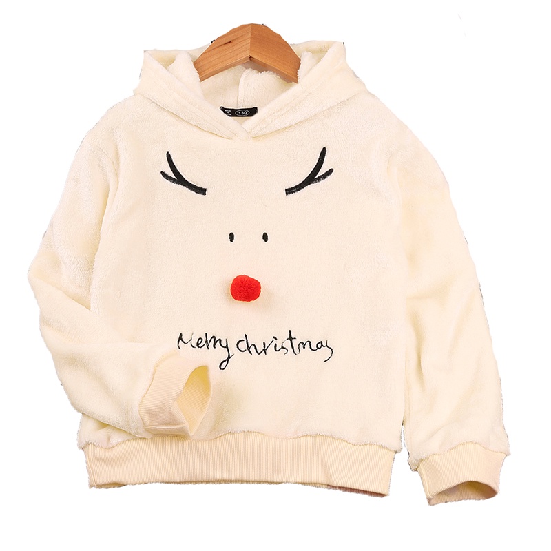 Áo hoodie SIYYIS mềm mại tay dài in họa tiết hoạt hình dễ thương thời trang cho bé gái