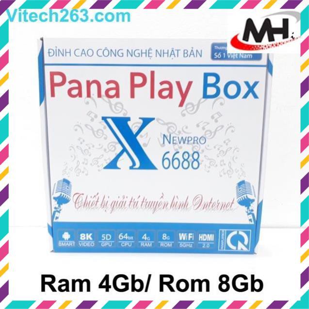 Đầu TIVI BOX -Tivi Box Pana X6688 Ram 4G