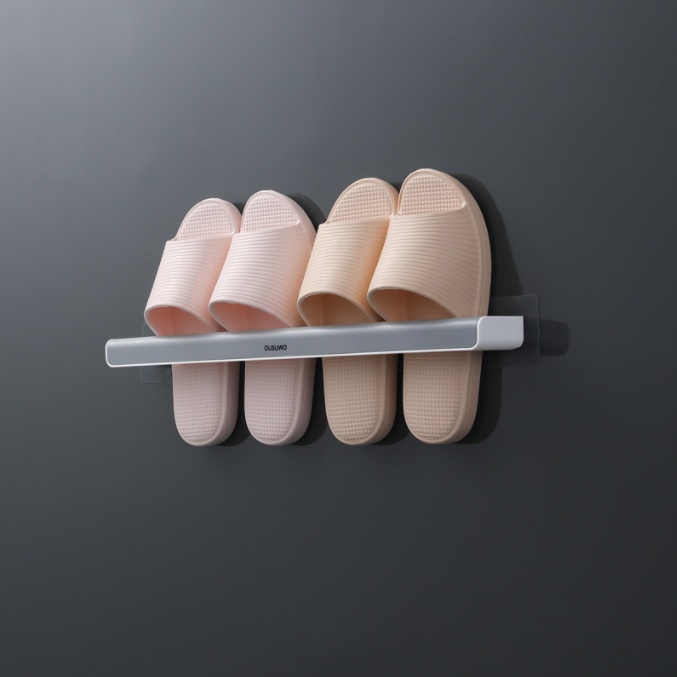 Kệ Để Giày Dép Thanh Phơi Treo Khăn Đa Năng Dán Tường Không Cần Khoan Vít Hiện Đại Chất liệu Nhựa Cao Cấp ABS