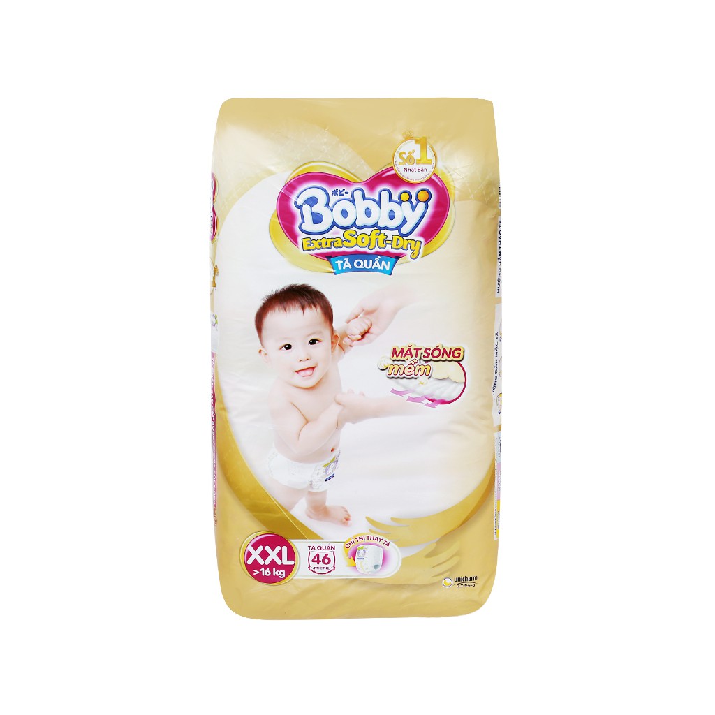 Bỉm Quần/Dán Bobby extra (M34-S70-M64-L56-XL50-XXL46)