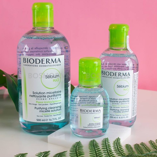 Nước Tẩy Trang Bioderma Pháp H2O Xanh - Hồng 100ml/ 500ml