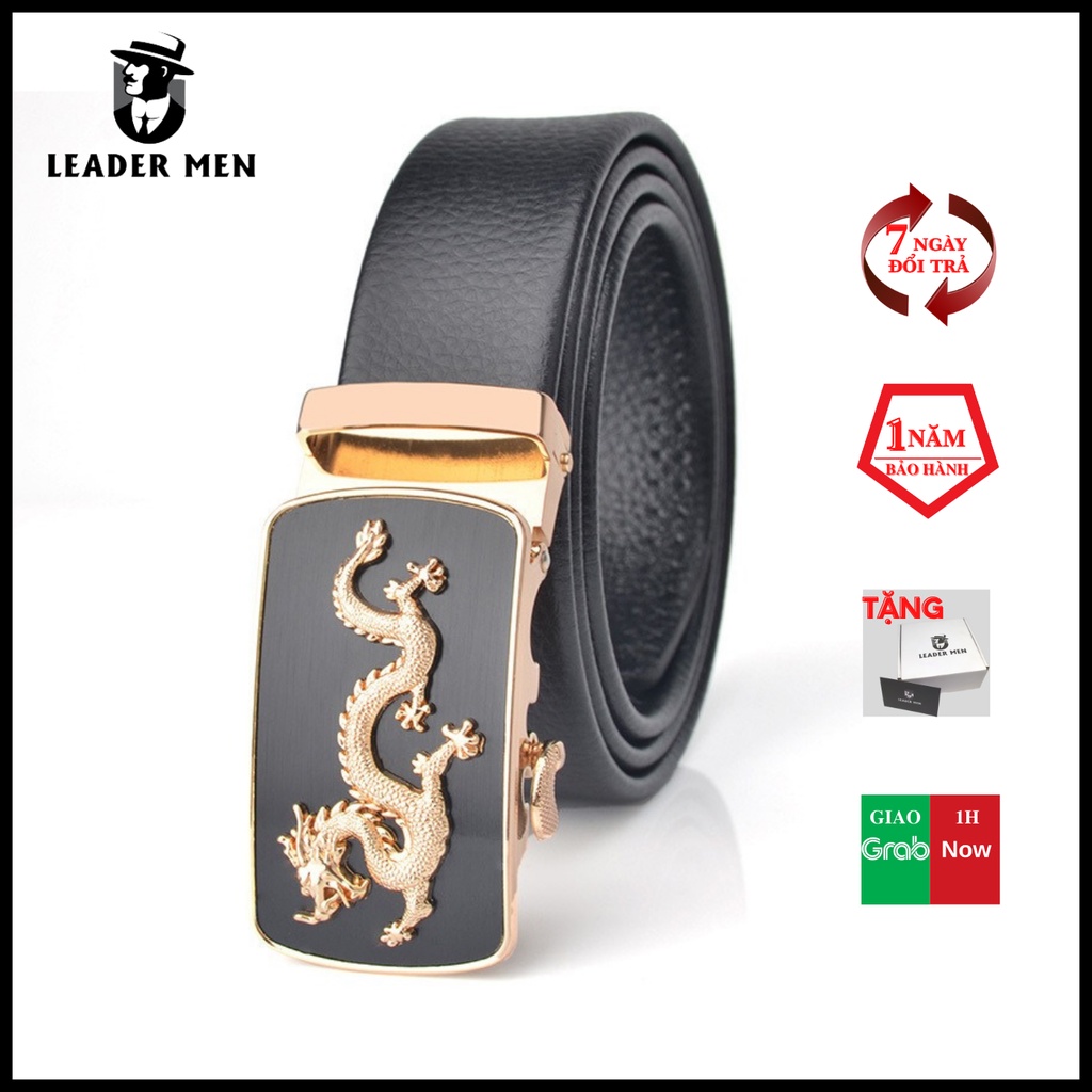 Dây Thắt Lưng Nam LMEN-04 Chất Liệu Da Cao Cấp Khóa Tự Động - Dây Nịt Da Nam Thời Trang Kiểu Dáng Sang Trọng - LeaderMen