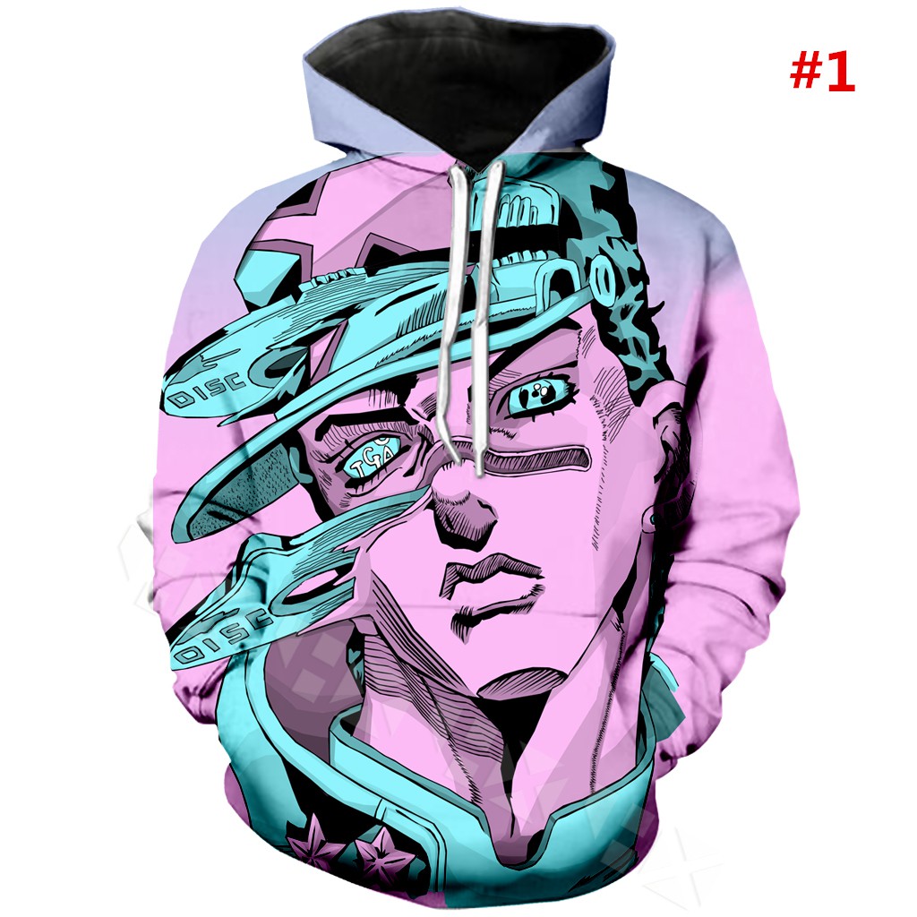 CLOOCL Fashion Anime JoJo's Bizarre Adventure 3D Print Men Streetwear Hoodie