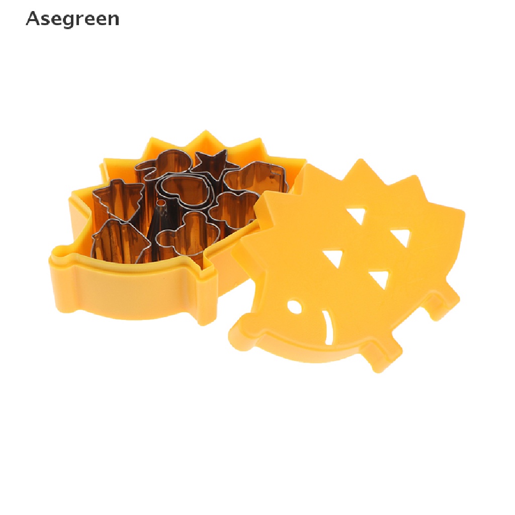 Set 10 Khuôn Cắt Trái Cây Hình Nhím Mini Bằng Thép Không Gỉ