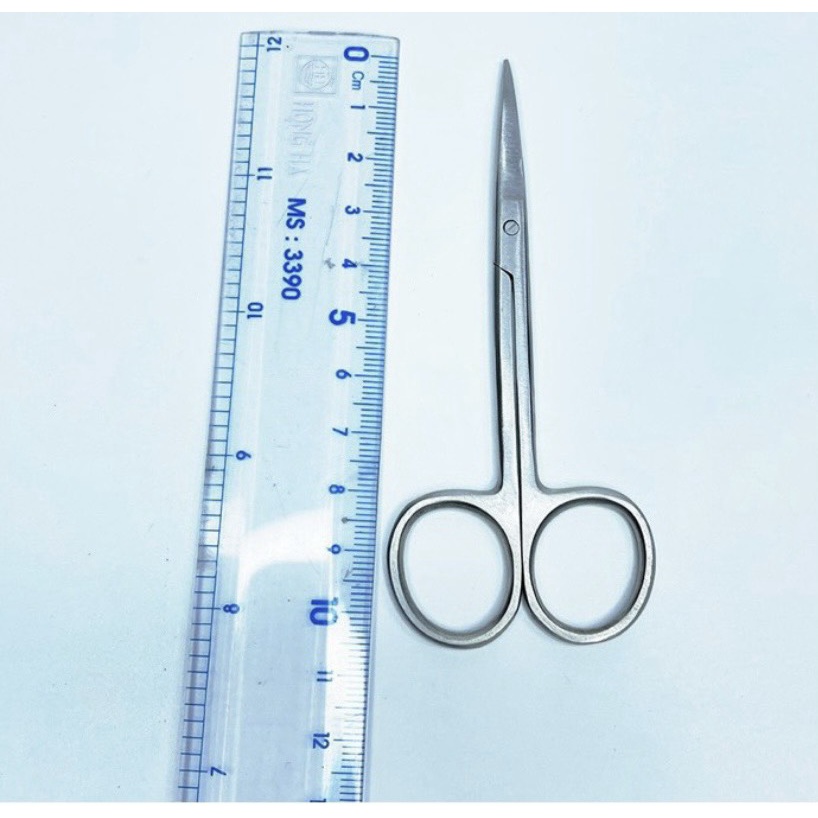 Kéo y tế thẳng/cong nhọn/tù 14, 16, 18, 20 dùng trong y tế, spa làm đẹp