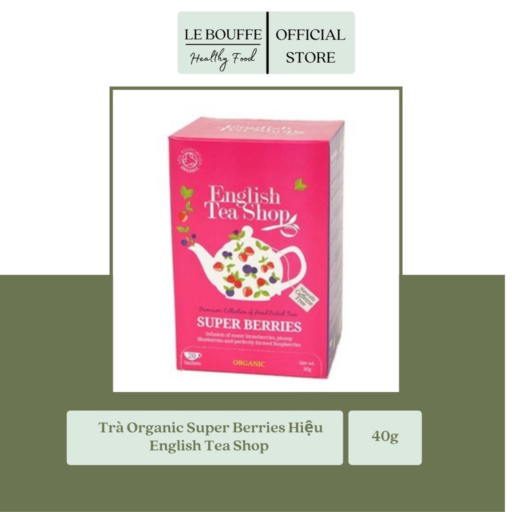 Trà Organic Hiệu English Tea Shop 40g