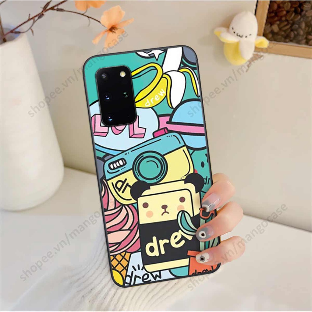 Ốp lưng điện thoại Samsung S20 / S20 Plus / S20+ drew, kaws, bape cao cấp, vỏ ốp rẻ đẹp