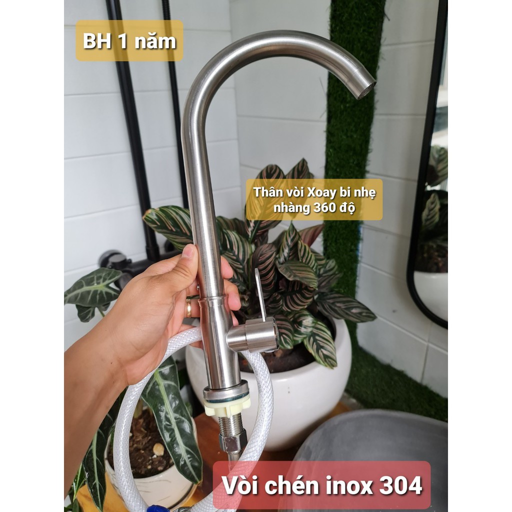 Vòi rửa chén inox 304 lạnh PRIMA