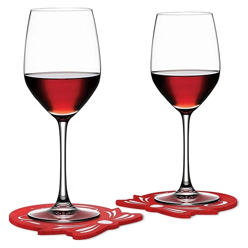 Đế Lót Ly Họa Tiết Giáng Sinh 10 * 10cm